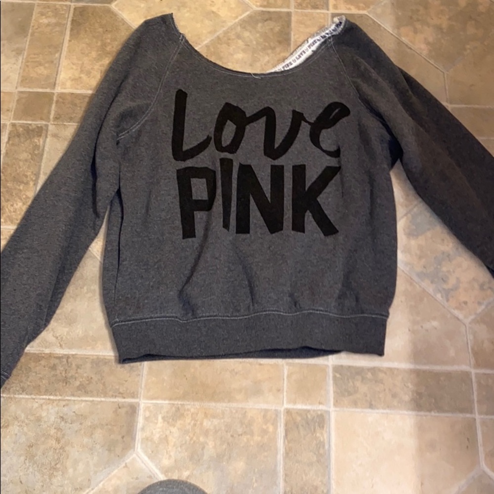 Off the shoulder Victoria’s Secret PINK shirt